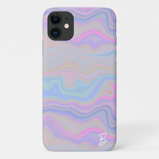 Abstract Agaat gepersonaliseerd telefoonhoesje Case-Mate iPhone Case (Achterkant)