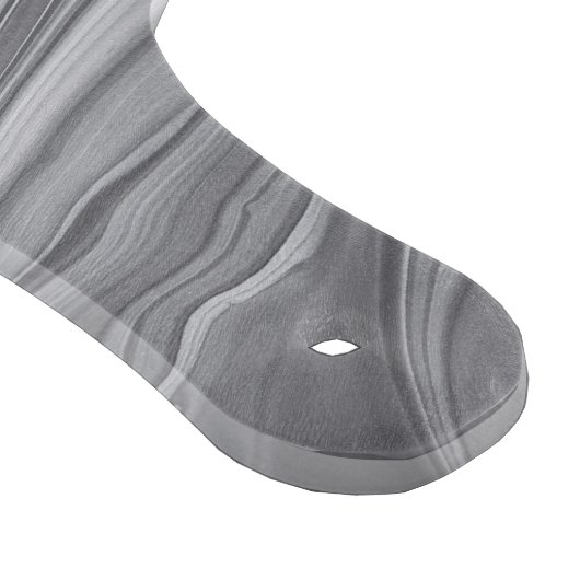 Abstract Agaat Grijs Marmer Swirl Snijplank (Hoek)