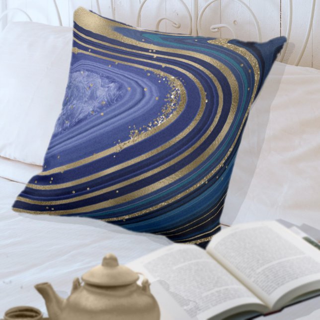 Abstract Agate V2 Midnight ID827 Kussen (Creator heeft geüpload)