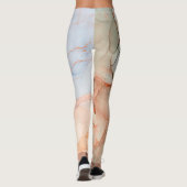 Abstract: Alcoholinkt kunst Leggings (Achterkant)