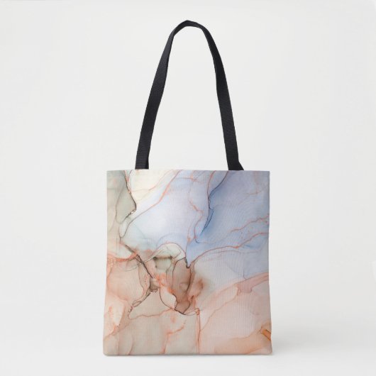 Abstract: Alcoholinkt kunst Tote Bag (Voorkant)