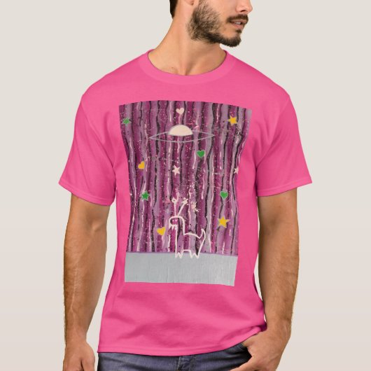 Abstract Alien Dino T-shirt (Voorkant)
