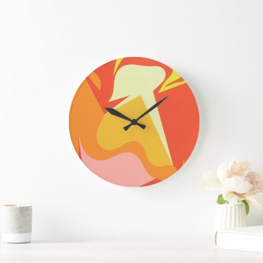Abstract Alien Radiance Wall Clock Grote Klok (Huis)