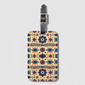 Abstract All-Seeing Eye Magical Pattern  Bagagelabel (Voorkant (verticaal))