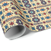 Abstract All-Seeing Eye Magical Pattern  Cadeaupapier (Rol Hoek)