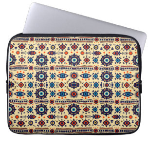 Abstract All-Seeing Eye Magisch Patroon Laptop Sleeve