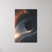 Abstract Allesziend Oog Canvas Afdruk (Voorkant)