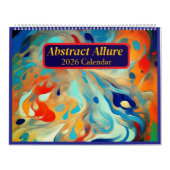 Abstract Allure 2026 Art Calendar Kalender (Hoes)