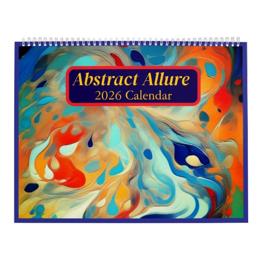 Abstract Allure 2026 Art Calendar Kalender (Hoes)