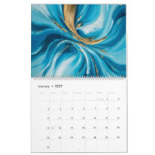 Abstract Allure 2026 Kunstkalender Kalender (Jan 2027)