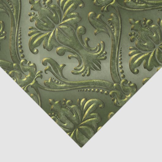 Abstract aluminium patroon tissuepapier (Detail)