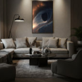 Abstract alziend oog poster