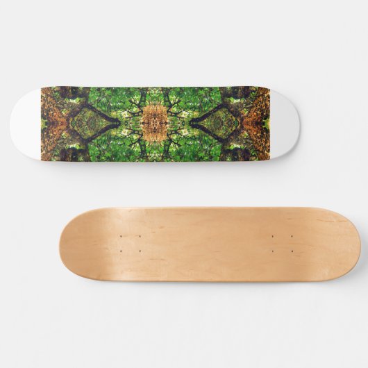 ABSTRACT AMBIDEXTROUS TREE ART #66, PERSOONLIJK SKATEBOARD (Horizontaal)