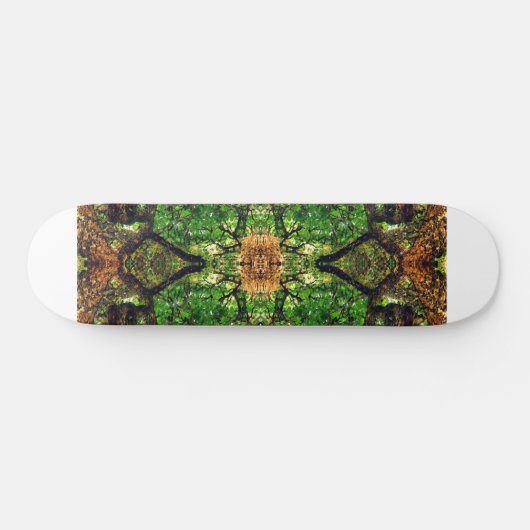 ABSTRACT AMBIDEXTROUS TREE ART #66, PERSOONLIJK SKATEBOARD (Horizontaal)