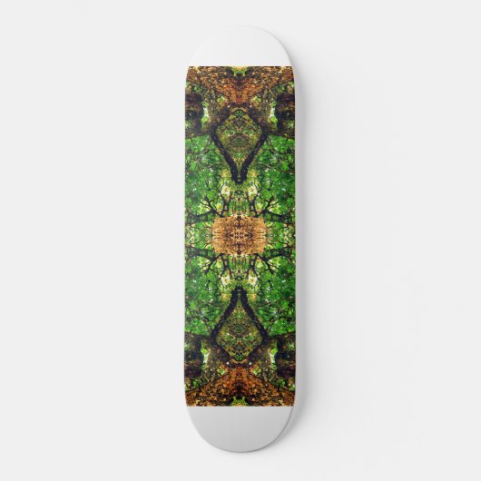 ABSTRACT AMBIDEXTROUS TREE ART #66, PERSOONLIJK SKATEBOARD (Voorkant)