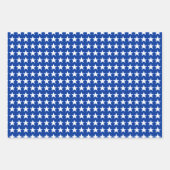 Abstract-Amerika vlag Rode Blauwe Stars Stripes Inpakpapier Vel (Voorkant 2)