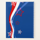 Abstract Amerikaans abstract modern design Planner (Achterkant)