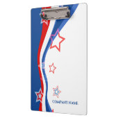 Abstract Amerikaans vlagontwerp Klembord (Links)