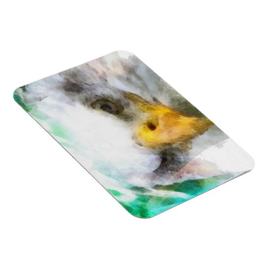 Abstract-Amerikaanse Bald Eagle Magneet (Rechterzijde)