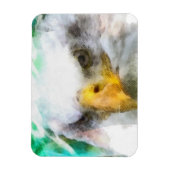 Abstract-Amerikaanse Bald Eagle Magneet (Verticaal)