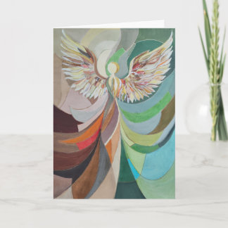Abstract angel kaart