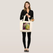 Abstract Angel-ontwerp Grote Tote Bag (Voorkant (model))