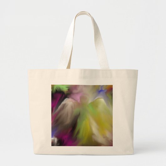 Abstract Angel-ontwerp Grote Tote Bag (Voorkant)