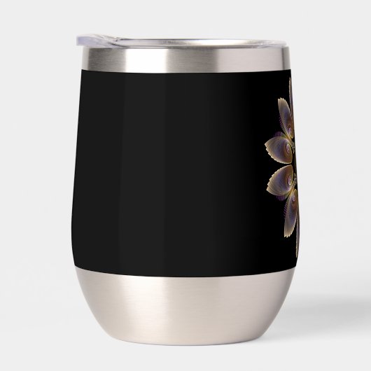 Abstract Angel Wings Mandala Fractal Monogram (Rechts)