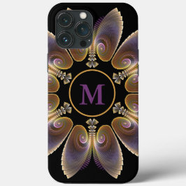 Abstract Angel Wings Mandala Fractal Monogram Case-Mate iPhone Case