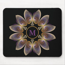 Abstract Angel Wings Mandala Fractal Monogram Muismat