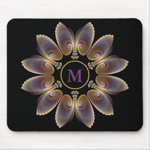 Abstract Angel Wings Mandala Fractal Monogram Muismat