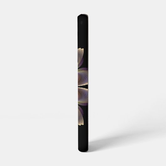 Abstract Angel Wings Mandala Fractal Monogram Samsung Galaxy Hoesje (Linkerkant)