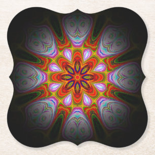 Abstract Antiek Art-18434 Kartonnen Onderzetters
