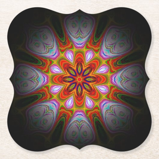Abstract Antiek Art-18434 Kartonnen Onderzetters (Voorkant)