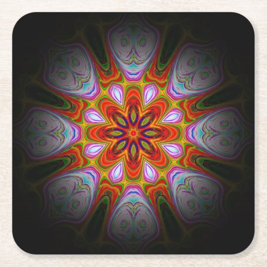Abstract Antiek Art-18434 Kartonnen Onderzetters (Voorkant)