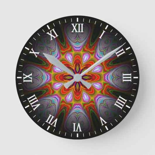 Abstract Antiek Art-18434 Ronde Klok (Voorkant)