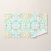 Abstract antiek ornamentaal dekerpatroon bad handdoek (Handdoek)
