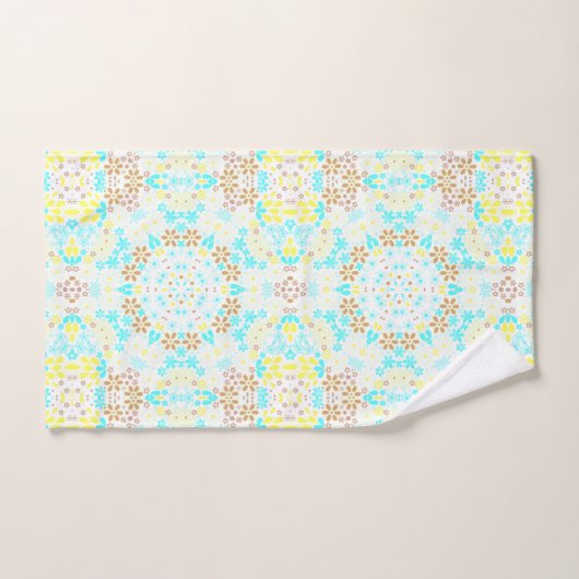 Abstract antiek ornamentaal dekerpatroon bad handdoek (Handdoek)