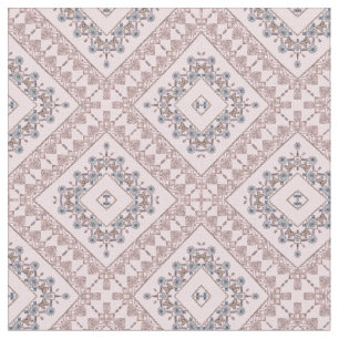Abstract antiek ornamentaal dekerpatroon stof