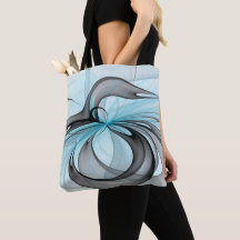Abstract Antraciet Grijs Blauw Moderne Fractale Ku