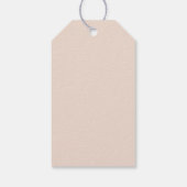 Abstract Antraciet Grijs Sienna Moderne Fractale K Cadeaulabel (Achterkant)