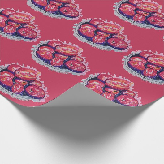 Abstract Apples Cadeaupapier (Hoek)