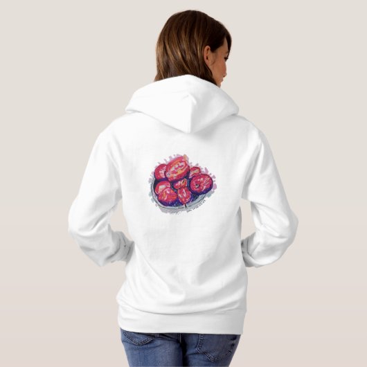 Abstract Apples Hoodie (Achterkant volledig)