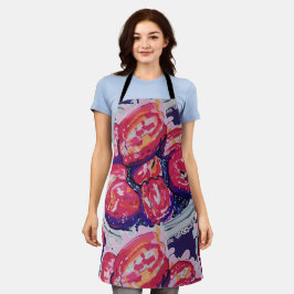 Abstract Apples Schort