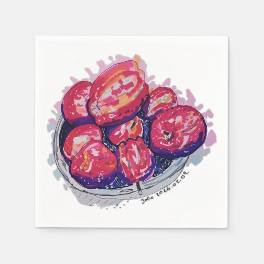 Abstract Apples Servet (Voorkant)