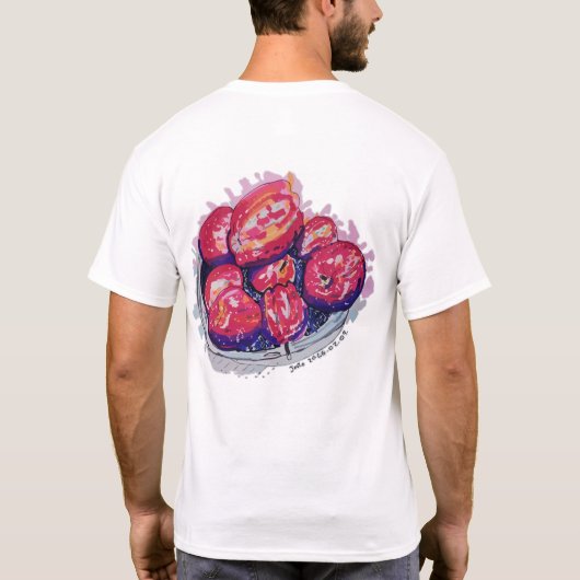 Abstract Apples T-shirt (Achterkant)