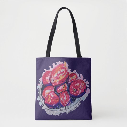 Abstract Apples Tote Bag (Voorkant)