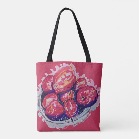 Abstract Apples Tote Bag (Achterkant)