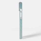 Abstract aqua blauwgroen acrylschilderij Case-Mate iPhone case (Achterkant / Links)