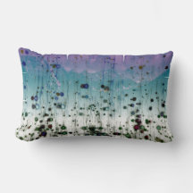 Abstract Aqua Paars en Zwart